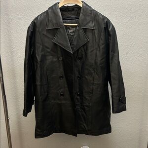 Midnight Velvet Black Trench Coat